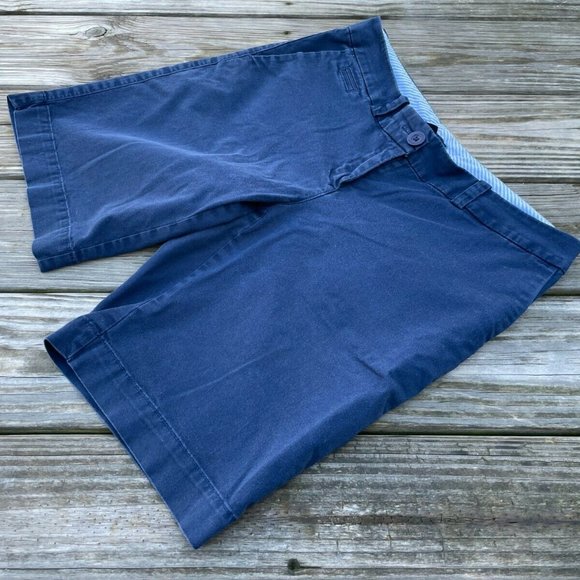 Tommy Hilfiger Women Shorts Navy Blue Chino Shorts Size 6 - Picture 3 of 8